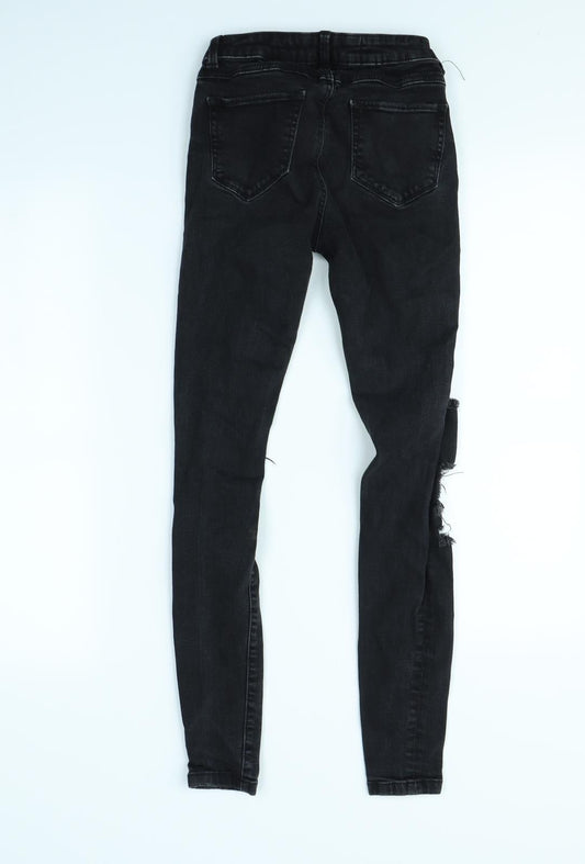Denim & Co. Womens Black Skinny Jeans Size 6 L29 in