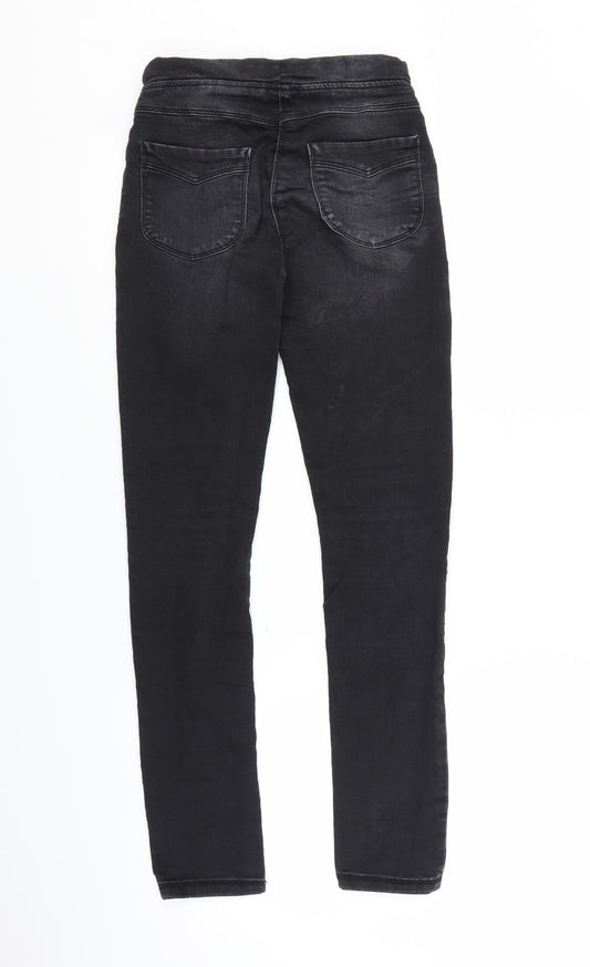 TAO Girls Black Denim Straight Jeans Size 12 Years