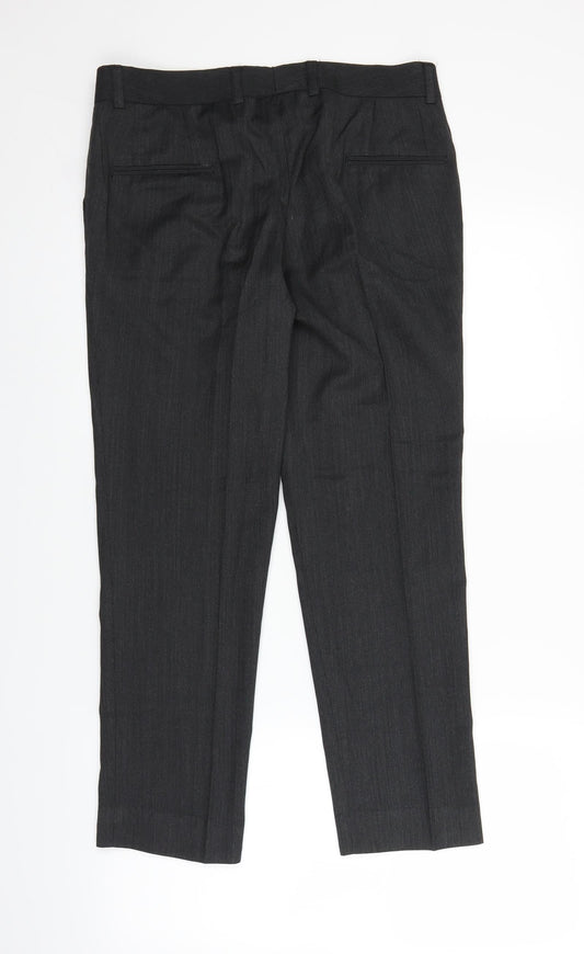 Preworn Womens Grey Trousers Size 31 in L26 in