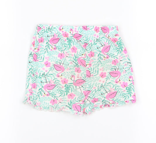 Primark Girls Green Animal Print Babydoll Pyjama Pants Size 36 Months
