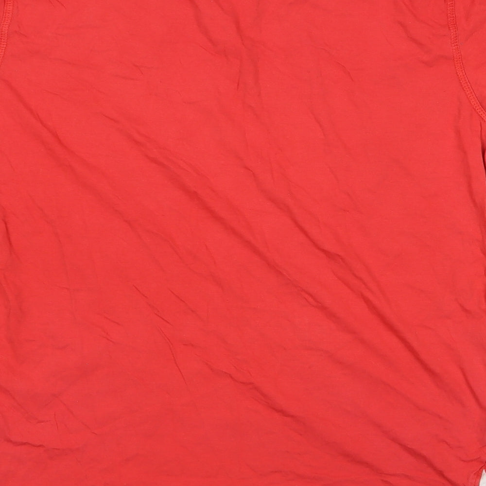 Mens UK Size XS Slazenger Red Cotton T-Shirt
