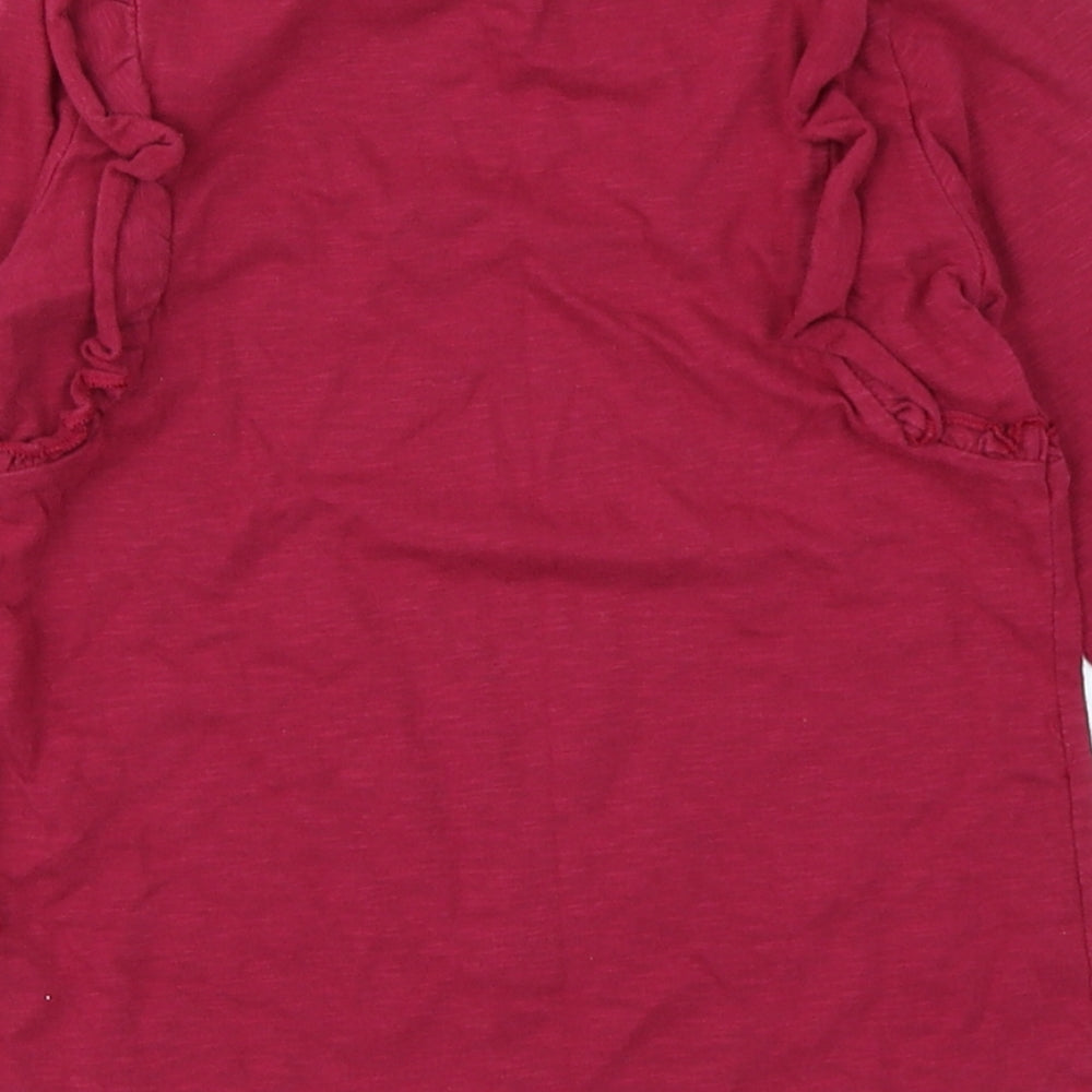 F&F Kids Girls Purple Basic T-Shirt Size 5-6 Years