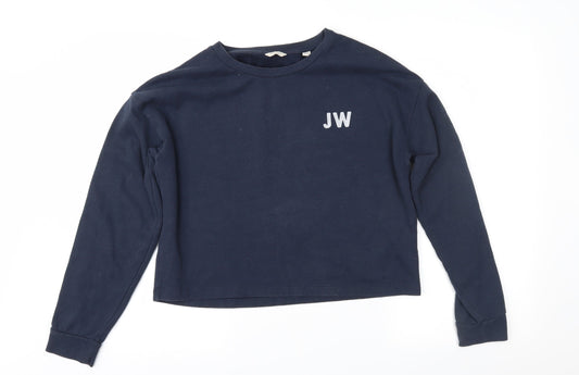 Jack Wills Womens Blue   Pullover Sweatshirt Size 12