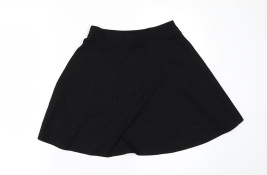 TU Girls Black A-Line Skirt Size 12 Years
