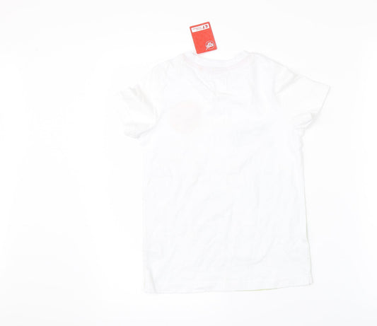 Sports Relief Girls White Basic T-Shirt Size 7-8 Years - SPORTS RELIEF 2018