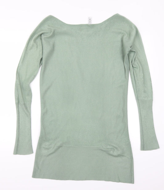 Look Womens Green Jumper Dress Size M