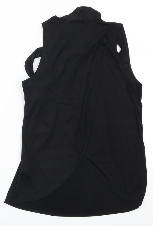 Topshop Womens Black Basic Tank Size 10