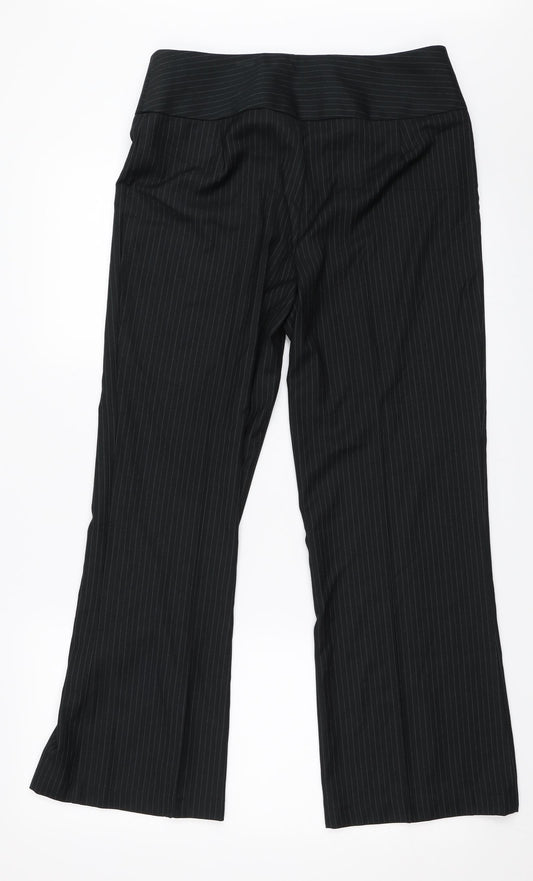 Preworn Womens Black Trousers Size 31 in L27.5 in