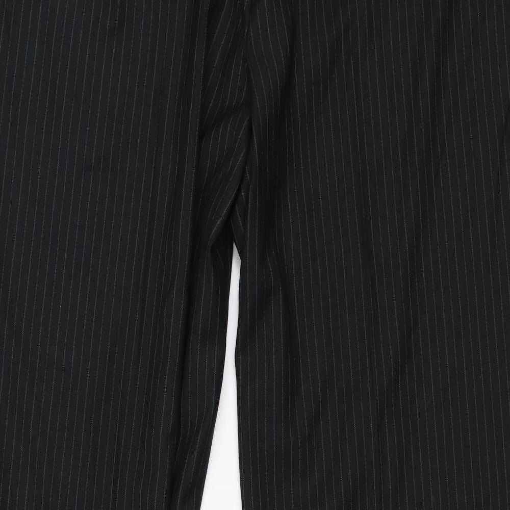 Preworn Womens Black Trousers Size 31 in L27.5 in