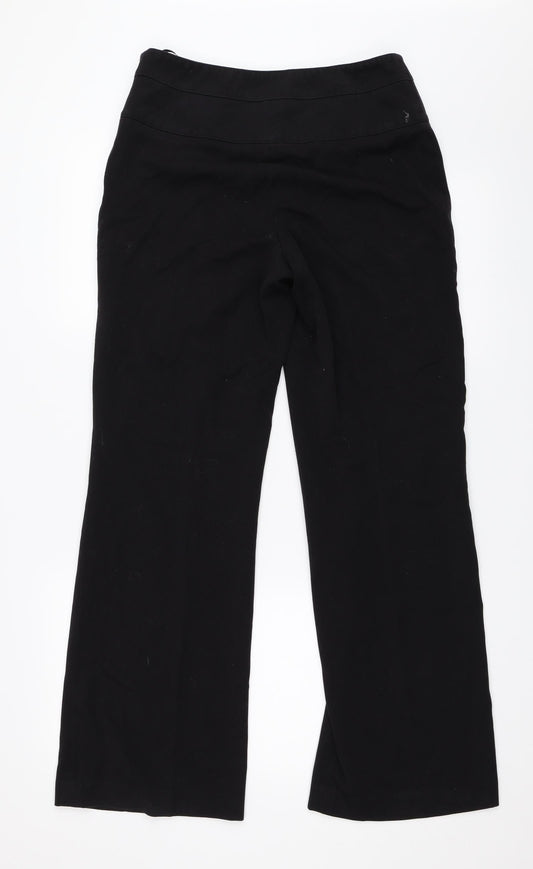 Autonomy Womens Black Trousers Size 10 L30 in