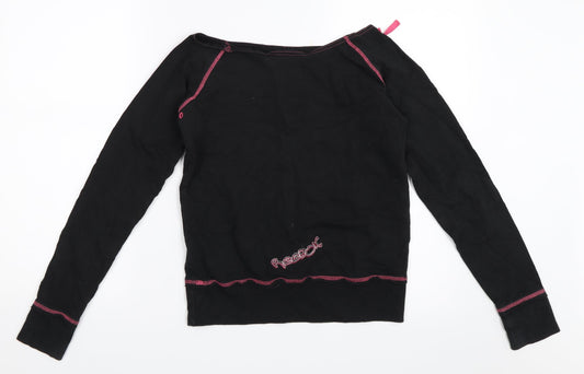 Reebok Girls Black Pullover Sweatshirt Size XL