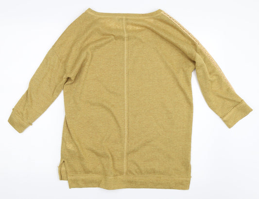NEXT Womens Yellow Pullover Jumper Size 10