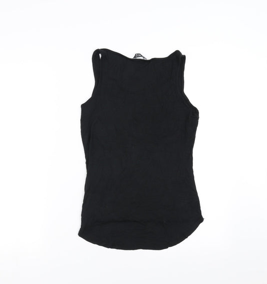Select Womens Black Basic Tank Size 8