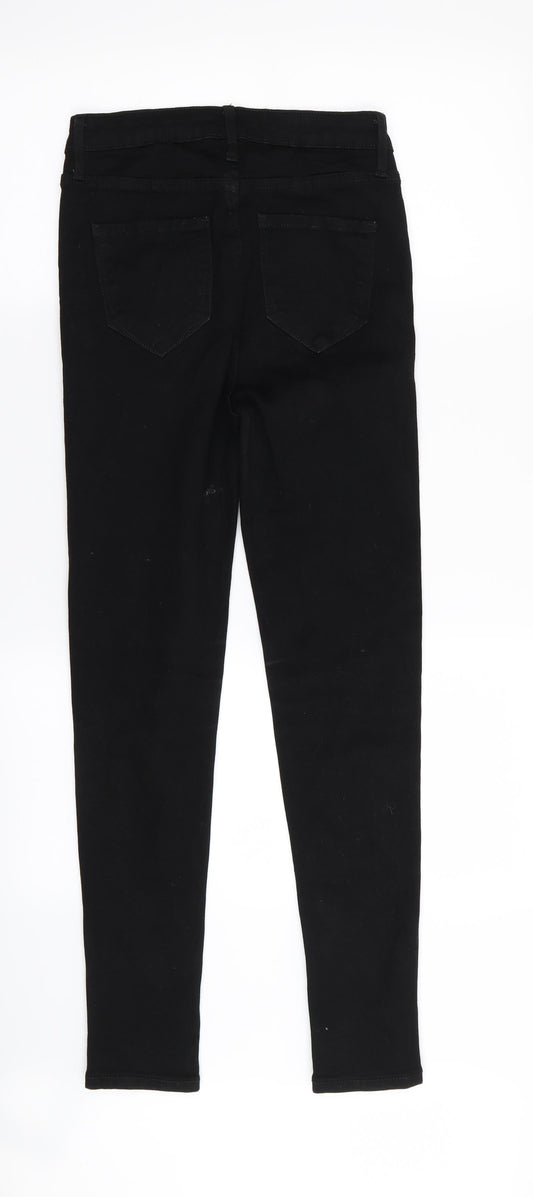 denim and co Womens Black Skinny Jeans Size 6 L28 in