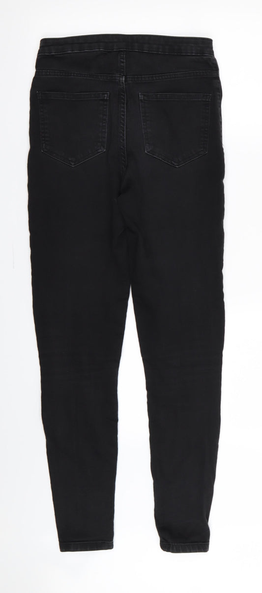 M&S Womens Black Skinny Jeans Size 10 L28 in