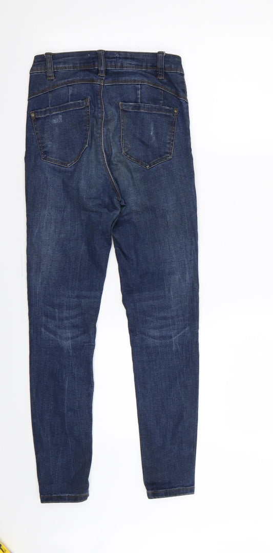 denim and co Womens Blue Skinny Jeans Size 6 L26 in