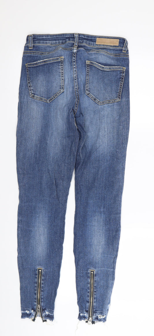 hunk dory Womens Blue Skinny Jeans Size 26 in L30 in - RIPPED JEANS