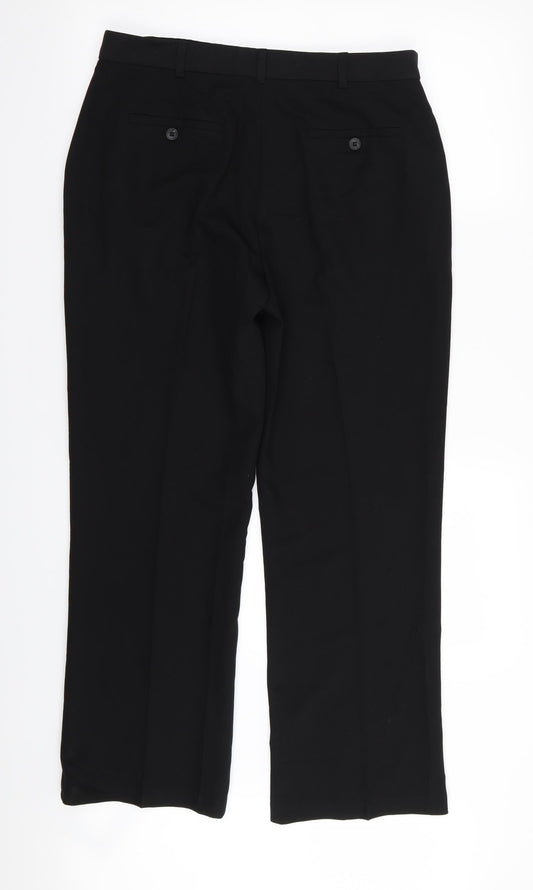 ASOS Womens Black Trousers Size 12 L27 in