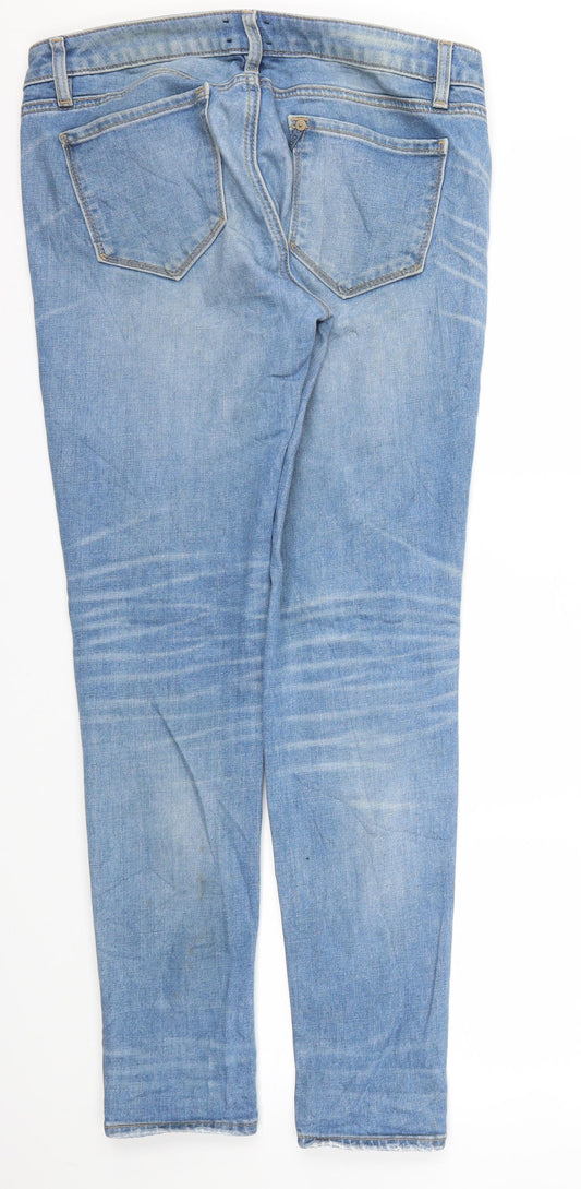 D-IH Womens Blue Skinny Jeans Size 28 L30.5 in