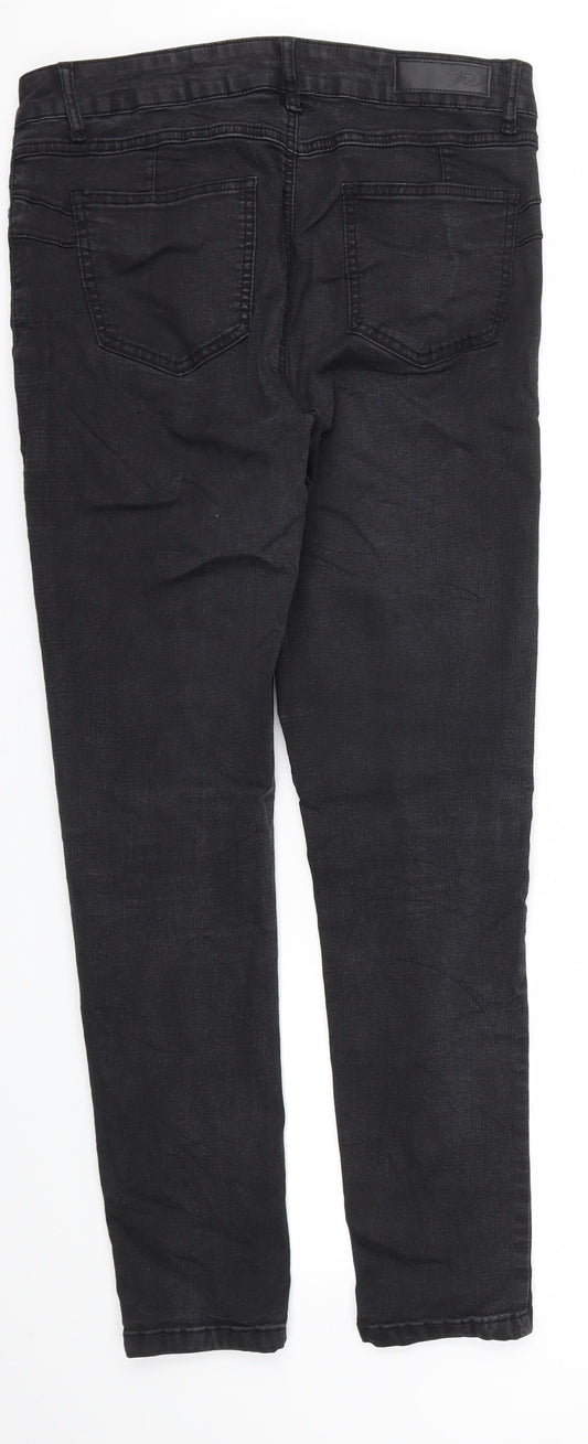 DEA Womens Black Skinny Jeans Size 12 L29 in