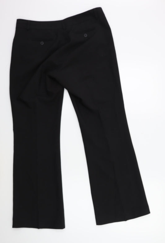 Preworn Womens Black Trousers Size 32 in L29 in