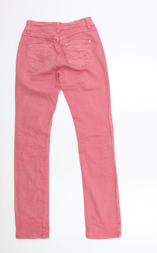 EDC Womens Pink Denim Straight Jeans Size 30 in L26 in