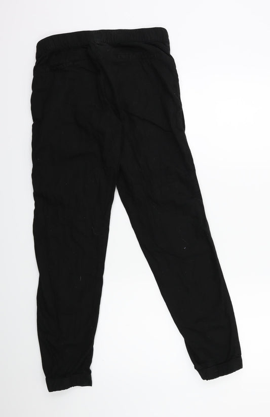 NEXT Womens Black Trousers Size 6 L27 in