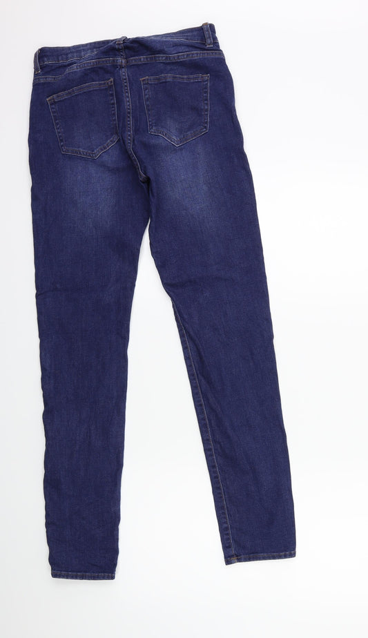 Preworn Womens Blue Denim Skinny Jeans Size 26 in L31 in