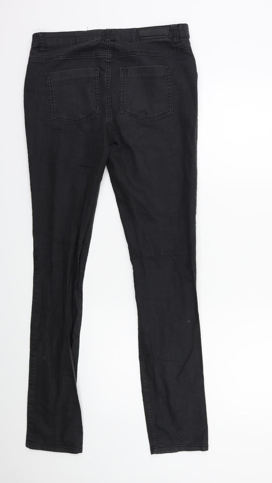 Only Womens Black Denim Skinny Jeans Size L L31 in