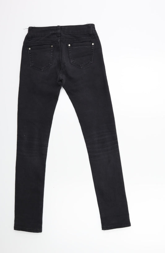 TYK Womens Black Denim Skinny Jeans Size 23 in L27 in