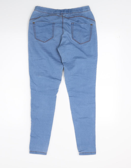 Primark Womens Blue Denim Jegging Jeans Size 6 L27 in