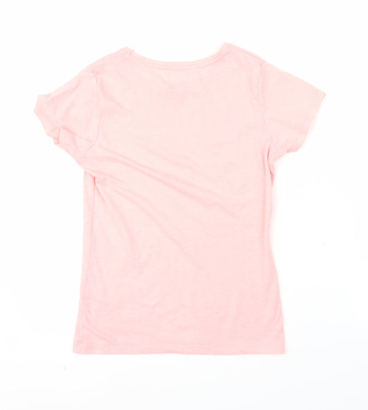 Miss E-vie Girls Pink Basic T-Shirt Size 11-12 Years