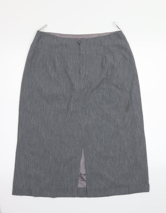 Gerry Weber Womens Grey A-Line Skirt Size 16