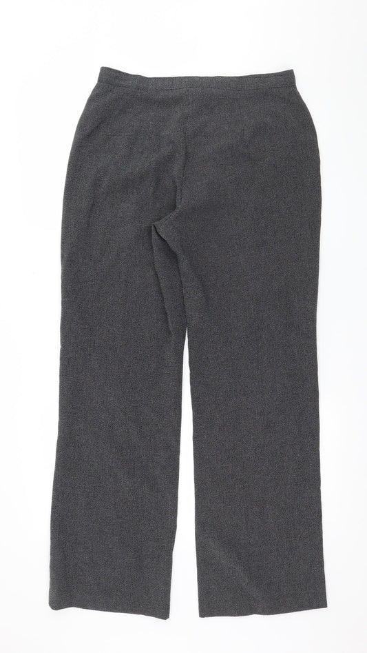 Preworn Womens Grey Trousers Size 14 L20 in
