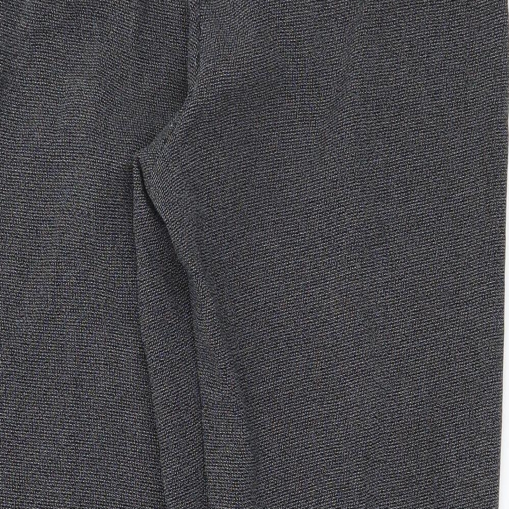 Preworn Womens Grey Trousers Size 14 L20 in