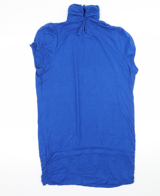St Bernard Womens Blue Jersey Basic T-Shirt Size 14