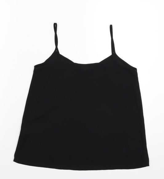 New Look Womens Black Basic Tank Size 6