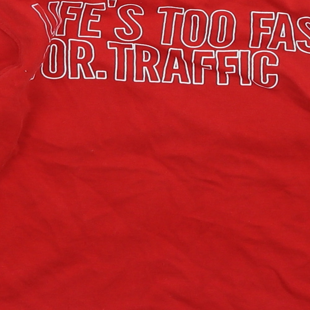 First One Boys Red Pullover Sweatshirt Size S