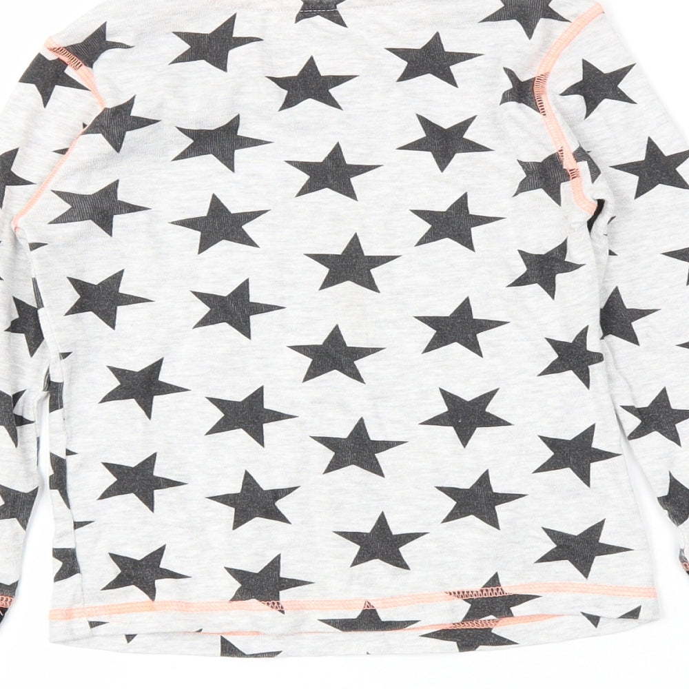 TU Girls Grey Basic Casual Size 6-7 Years