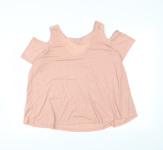 newlook Womens Pink Basic Blouse Size 6