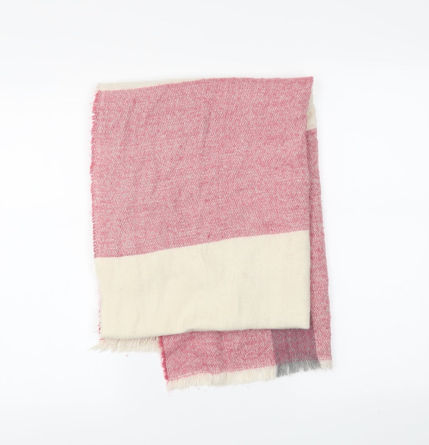 Primark Unisex Pink Plaid Scarf