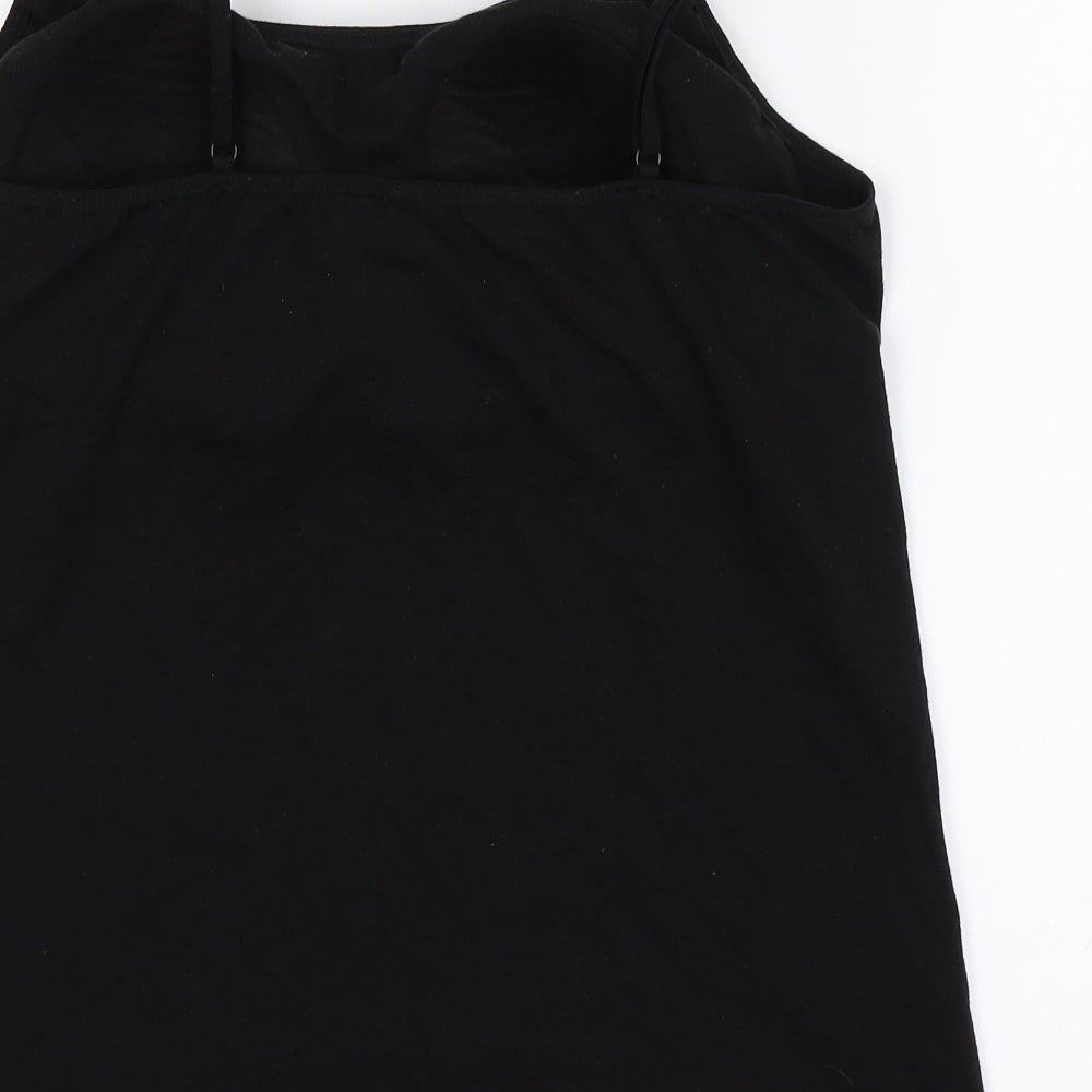 Secret Possesions Womens Black Camisole Blouse Size L