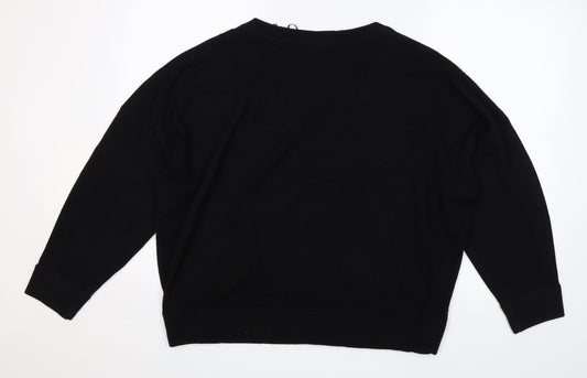 NEXT Womens Black Pullover Jumper Size L