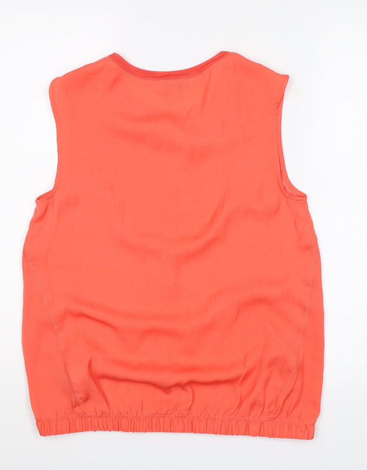 NEXT Womens Orange Basic Blouse Size 12