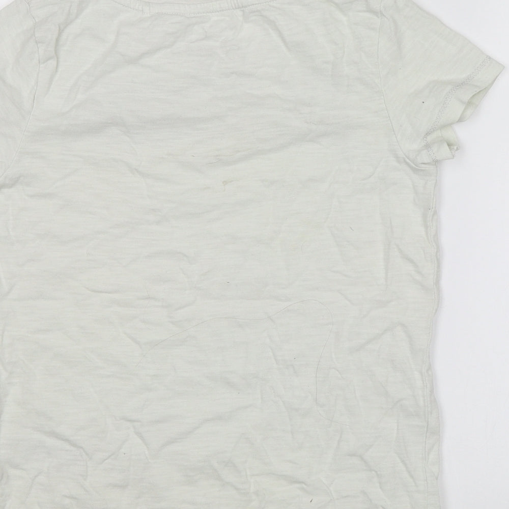 NEXT Girls White Basic T-Shirt Size 9 Years - Blogger