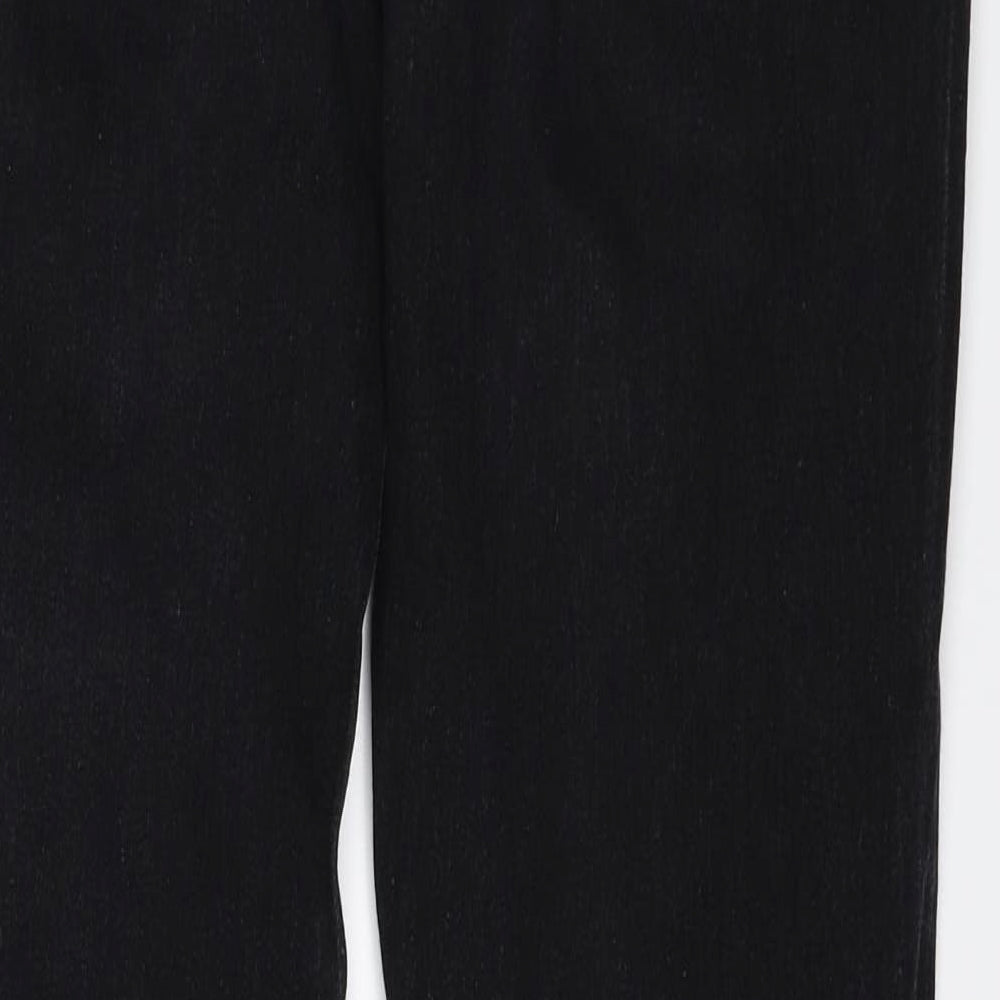 Denim & Co. Womens Black Denim Skinny Jeans Size 6 L28 in