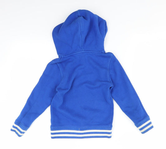 H&M Girls Blue Pullover Hoodie Size 5 Years