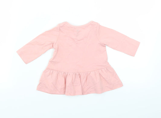 H&M Girls Pink Basic Casual Size 0-3 Months
