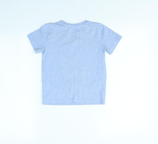 Nutmeg Boys Blue Basic T-Shirt Size 6 Years