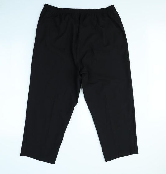 BM Womens Black Dress Pants Trousers Size 18 L24 in